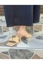 Women's Stiletto Heeled Slippers Fahrincim Nude Skin - 5
