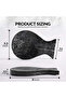 Marble Spoon Rest 8" Black Handmade Utensil Holder for Kitchen, Stove Top Cooking Spoon Rest - 2
