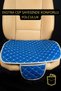 Ergonomic, Orthopedic, Faux Leather Quilted Luxury Lacasa Car Seat Cover-Cushion (Set of 3) - 5