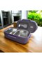Stainless Steel Food Storage and Transport Container Purple 550 ml P-1391 - 3