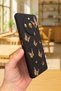 Realme 11 Pro Compatible Orange Butterfly Patterned Silicone Shock-Absorbing Classic Protective Rubber Case - 3