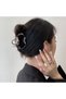 Silver Color Metal Ellipse Model Hairpin Hair Clip 7 cm - 5