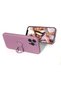 Protective Case Compatible with Apple iPhone XR Liquid Silicone Ring with Rotating Support - - 3