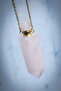 Certified Pink Quartz Natural Stone Essence Bottle / Pendant - 4
