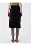 Lcw Vision Black Slim Fit Women's Jean Skirt - 5