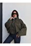 Suede Bomber Jacket with Epaulettes - 5