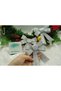 Christmas Tree Bow, Polyester, 10 cm, DANEX, Silver - 5
