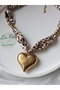 Steel Heart Leopard Pattern Bandana Necklace Kerchief Necklace Women's Necklace Valentine's Day Gift - 4
