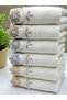 6 Pack Velvet Luxurious French Guipure Lace Bridal 50x90 Hand and Face Towel