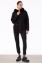 Fur Collared Knitwear Cardigan Black - 2