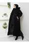 Women's Fullly Padded Waist with Lace-Up Nova Fabric Tesuture Coat - 2