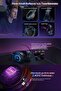 HeroaD V200 RGB 7.1 Kablosuz Gaming Oyuncu Kulaklığı 3 Modlu (BT, 2.4Ghz, Type-C) PC - PS5 - 3