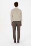 Men's Woven Fabric Slim Fit Pants with Side Pockets - 3