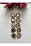 Five-Piece Leather Magnet for Knitted Bags - Five-Piece Snap Fasteners