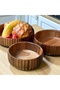 Curve 22-19-15 cm Acacia Bowl Set of 3 - 3