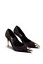 Gold Detail Nubuck Women's Evening Dress Shoes 4035