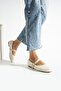 Soft Comfortable Winter Casual Ballerinas with Fur Inside and Belt - 2