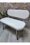 Bohemian New Model Chair Cover Brick Pattern Cream Color - 3