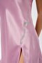 Stone Detailed Satin Nightgown - Snake Figured |   9 Color Options - 3