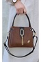 Original Suitable for Daily Use Premium Quality Women's Shoulder Bag 361 Taba - 4