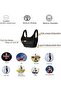 Women's High Support Padded Front Zip Racerback Sports Bra with Adjustable Strap, Size S to - 6