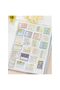 L6-20 Pieces of Gilded Washi Stickers - Color: Brown - 5