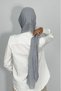 Bamboo Kraş Solid Color Shawl Gray - 9