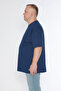 Black Horn Men's Crew Neck 100% Cotton Oversize T-Shirt - 5