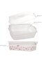 Airtight Clear Plastic Food & Fridge Preservation Organizer Box Bin with Lid - 7
