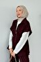 Retro Scuba Vest Suit Plum