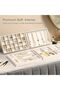 4 Jewelry Organizer Drawer Insert, Stackable Velvet Jewelry Tray Organizer Display Case Sto - 6