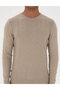 Men's Woven Cotton Circular Neck Slim Fit Sweater - 5