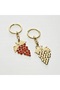 Keychain Accessory Stoned Grape Cluster Model Keychain Bag Accessory - 4