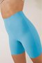 Porfy Model Effective Laser Cut Long Shorts Without Marks Corset Blue Color - 3