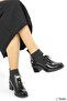 Women's Short Thick Heeled Laceless Genuine Leather Orthopedic Short Classic Boots M26/Kb1805 - 3