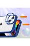 حافظة LCKC Flora متوافقة مع هاتف iPhone 14 Plus - أحمر - 5