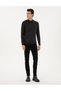 Men's Woven Fabric Slim Fit Half Turtleneck Sweater - 4