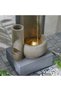 Dual Bowl Fountain – Elegant Indoor/Outdoor Water Feature for Balconies & Lounges, 41x35x100 cm - 2