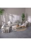 Sydney 5-Seater Outdoor Sofa Set | Aluminium Frame | Modern Patio Furniture | Champagne/Taupe