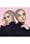 Women's Turban Cap with Tie-Back Closure, Muslim Head Wrap Bonnet- Off White - 6