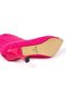 Leo Fuchsia Women's Boots Bottie with Fuchsia Front, Leather Back and Zipper Detail - 8