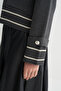 Striped Cardigan with Epaulet Detail - 4