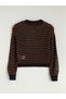 Özmarka New Season Crew Neck Striped Women's Knitwear Sweater - 6