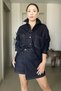 Denim Shirt Shorts Set - 3