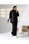 Women's Sweater Pants Linear Bottom Top Two-Piece Knitwear Set - 5