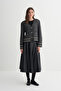 Striped Cardigan with Epaulet Detail - 2