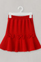Girl's White Long Sleeve Ataturk T-Shirt with Red Bow Skirt October 29 April 23 Show Outfit - 5