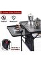 AUTO FAMILY Folding Camping Table, Portable Lightweight Grill Table for Outdoor - 6
