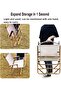 AUTO FAMILY Foldable Camping Chair with Cup Holder Black, Outdoor Portable Foldable Chair - 7