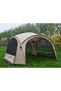 AUTO FAMILY Outdoor Waterproof Premium Camping Tent, Camping Equipment, outdoor Tents (Dark Beige)